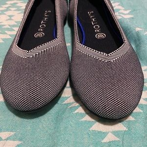 SOLD Rothy’s BNIB Grey Birdseye Flats 11.5